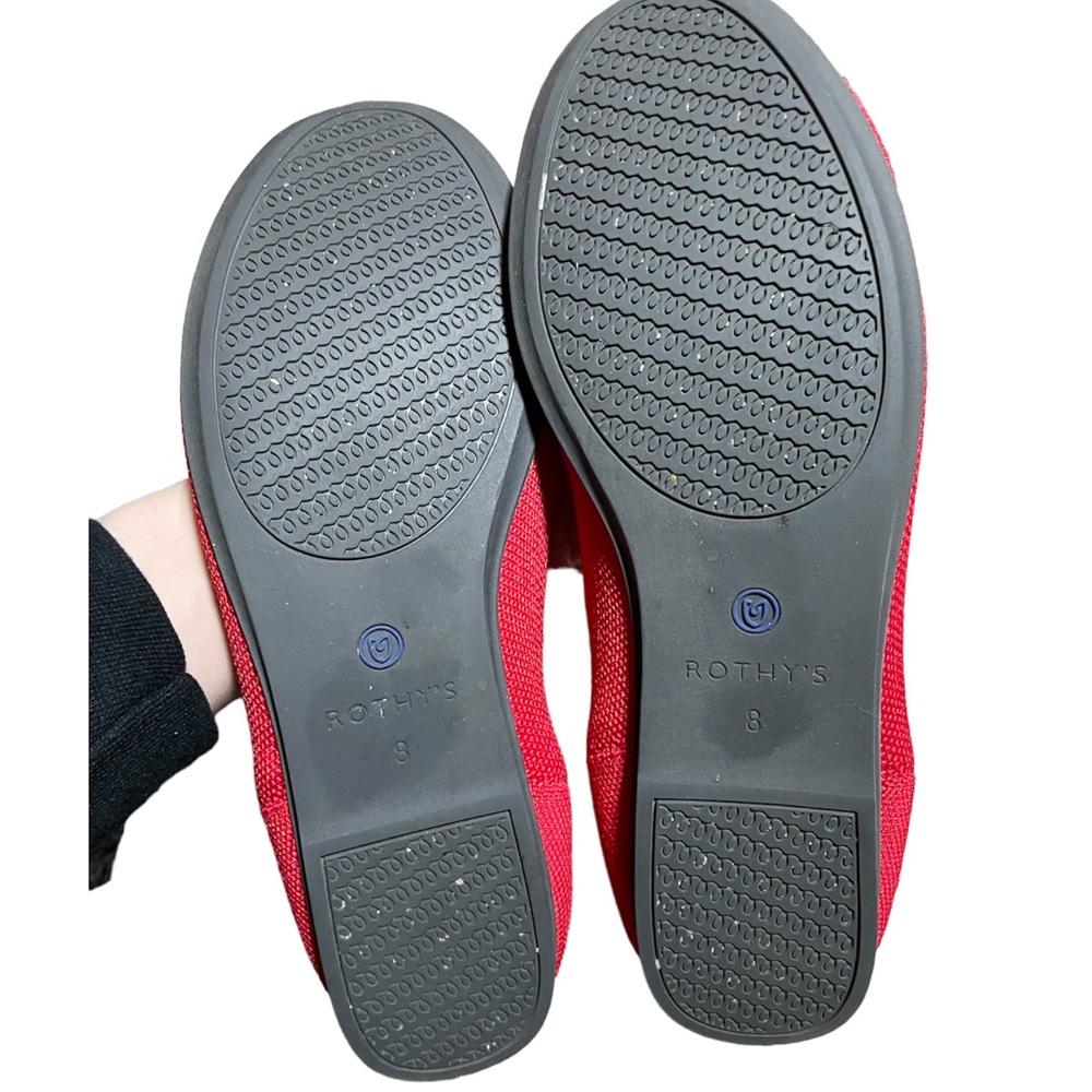 Red Round Toe Rothy’s Size 8 - Picture 4 of 15